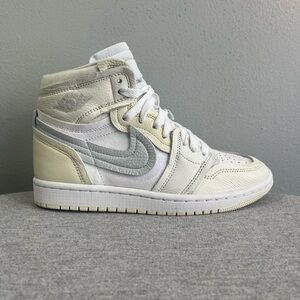 Nike Jordan 1 MM High White Pure Platinum Women's Shoe Size 6.5 FB9891-100​